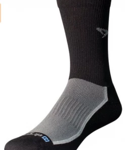 DryMax Trail Run Crew Socks - Gary/Black Running Shoes