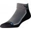 DryMax Trail Run 1/4 Crew W/ Turndown Socks Gray/Black Running Shoes
