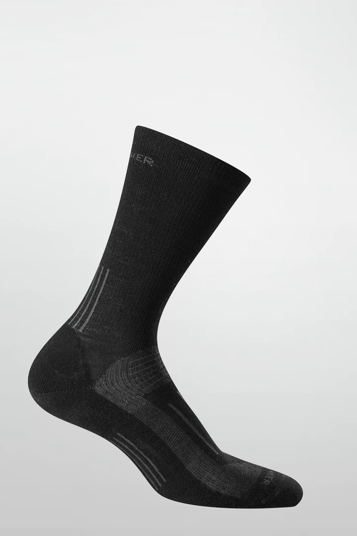Icebreaker Hike Lite Crew Socks - Men's 3 Icebreaker Hike Lite Crew Socks - Men's